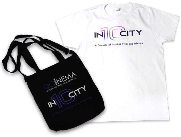 Freebies include limited-edition QCinema tote bag and shirt