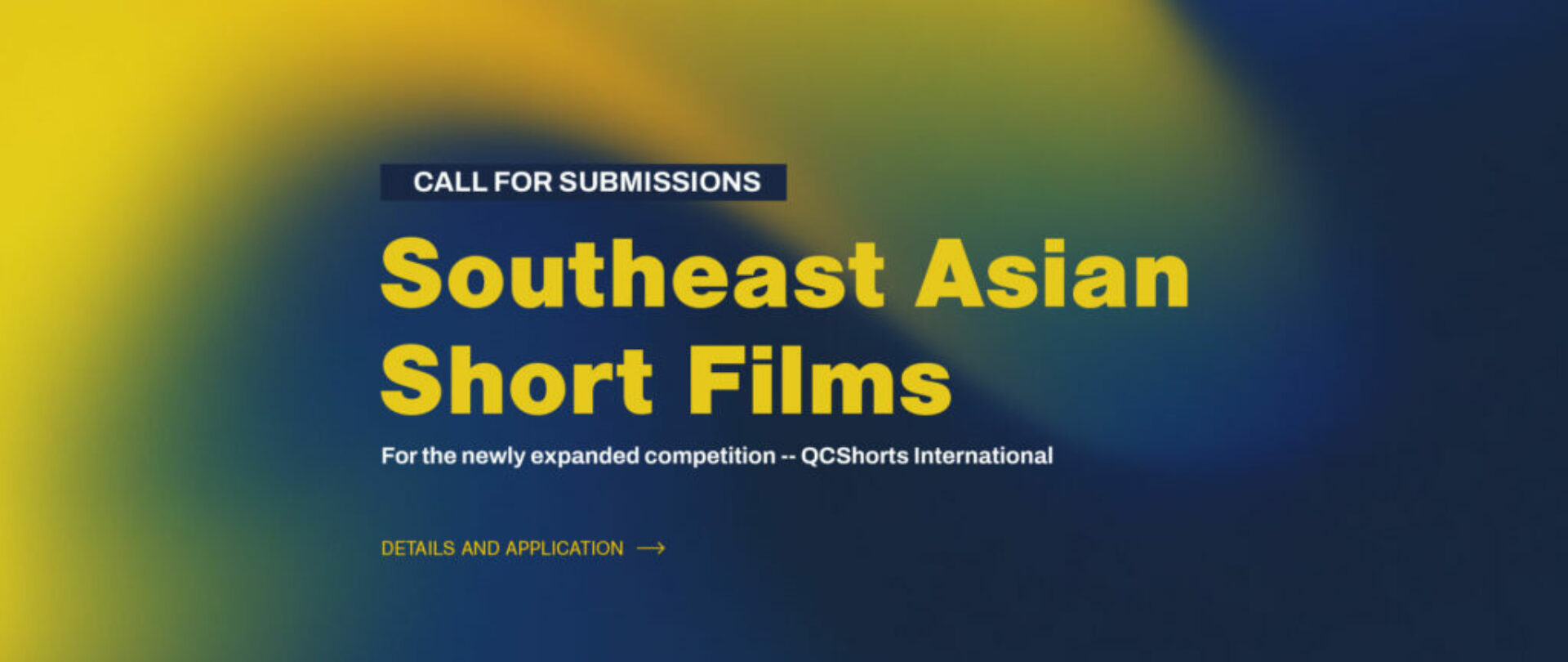 Banner for QCShorts International - Call for Submissions